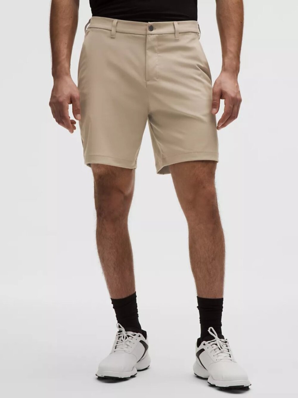 Lululemon ABC Classic-Fit Men's Shorts Khaki Size 38 Water-Resistant Golf